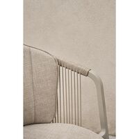 710 Lagrasse Back Cushion For Chair Warm Gray
