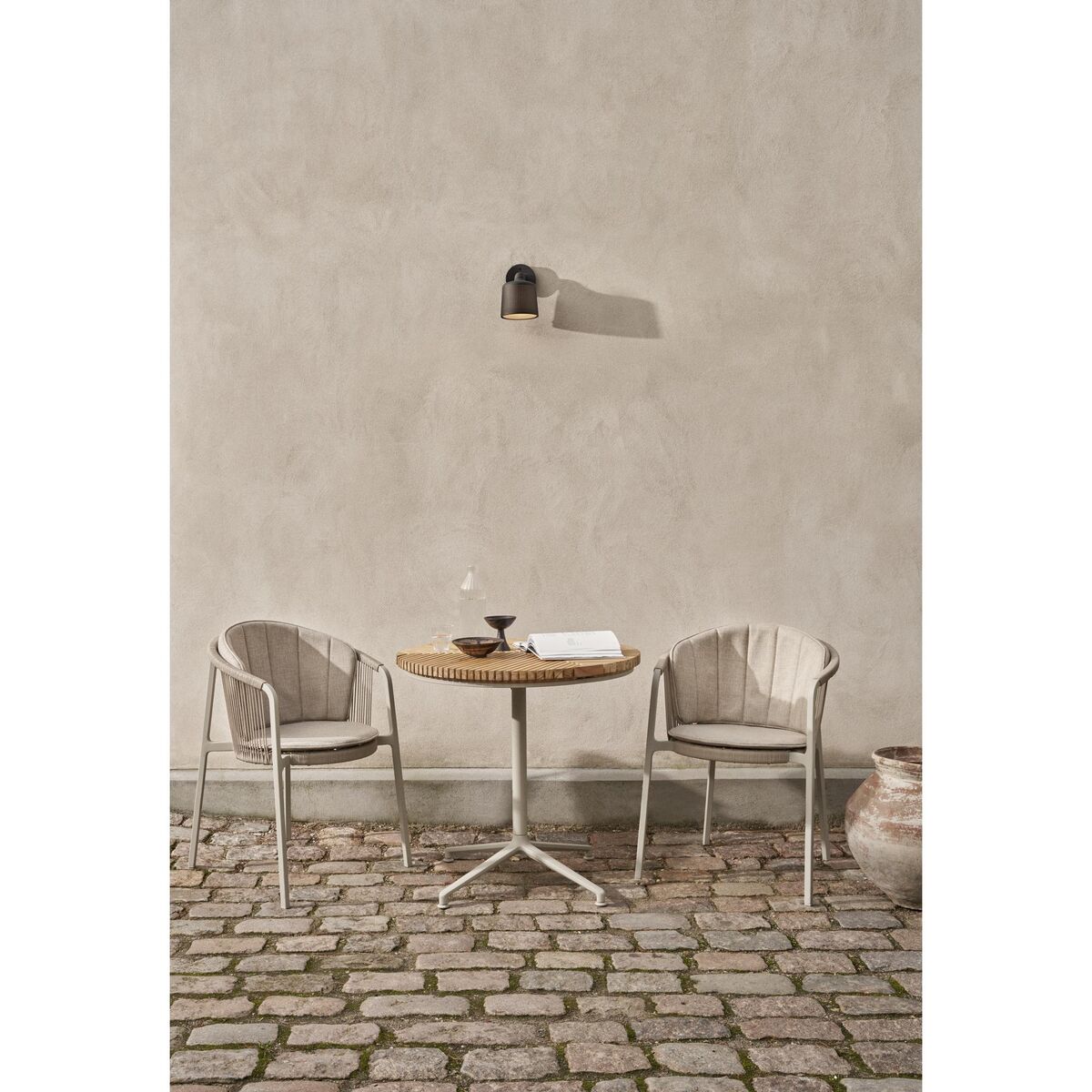 710 Lagrasse Back Cushion For Chair Warm Gray
