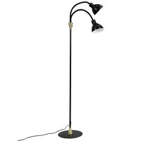Lilje Stehlampe Schwarz/ Messing