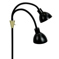 Lilje Stehlampe Schwarz/ Messing