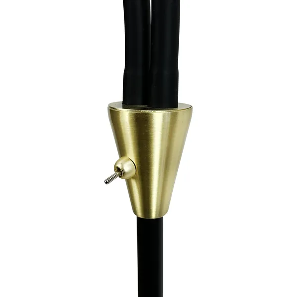 Lilje Stehlampe Schwarz/ Messing