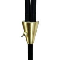 Lilje Stehlampe Schwarz/ Messing