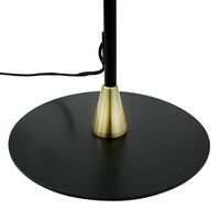 Lilje Stehlampe Schwarz/ Messing