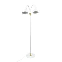 Lilje Stehlampe Weiß/ Messing