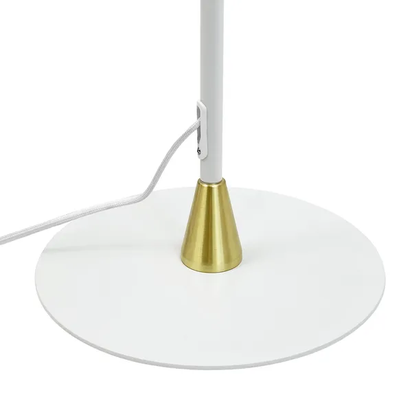 Lilje Stehlampe Weiß/ Messing
