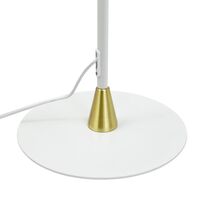 Lilje Stehlampe Weiß/ Messing