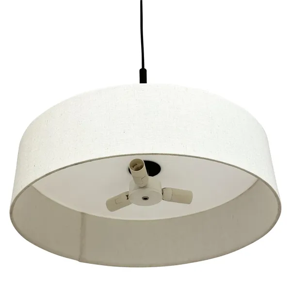 Calix Pendel H34,5 Natur/Sort