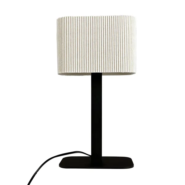 Calix Table Lamp Natural/ Black