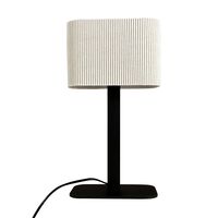 Calix Table Lamp Natural/ Black