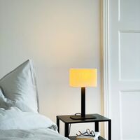 Calix Table Lamp Natural/ Black