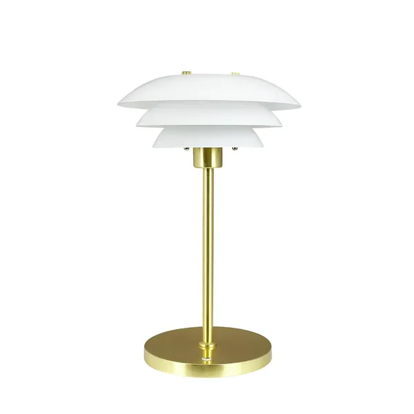DL20 Table Lamp Opal/ Brass