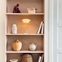 DL20 Table Lamp Opal/ Brass