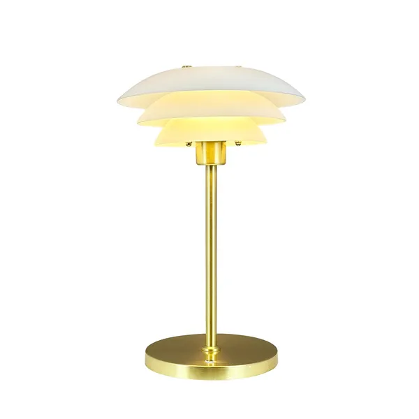 DL20 Table Lamp Opal/ Brass