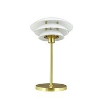 DL20 Table Lamp Opal/ Brass