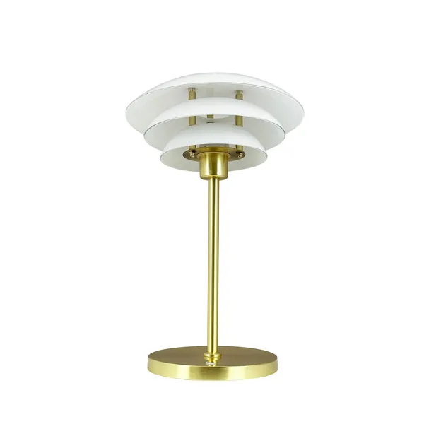 DL20 Table Lamp Opal/ Brass