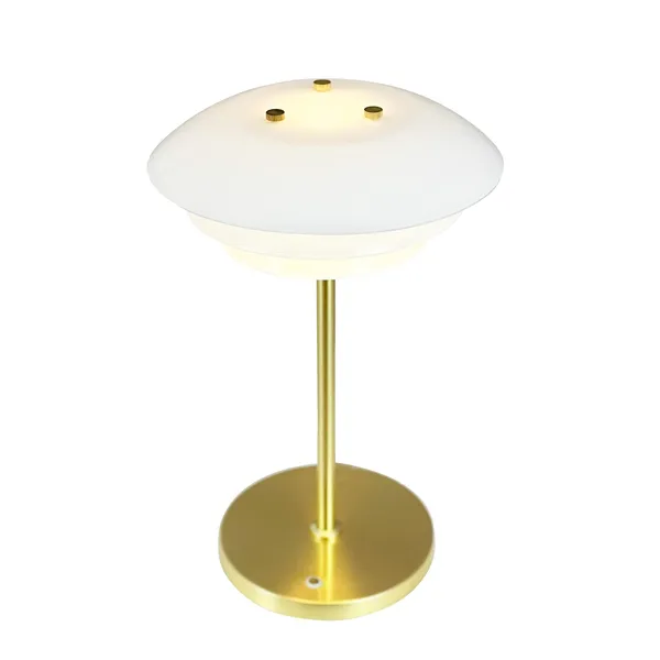 DL20 Table Lamp Opal/ Brass