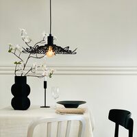 Flora Taklampe Ø60 Sort