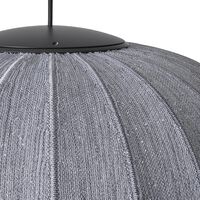 Anniversary Knit-Wit Ø45 Round Pendel Sølv Glitter LED