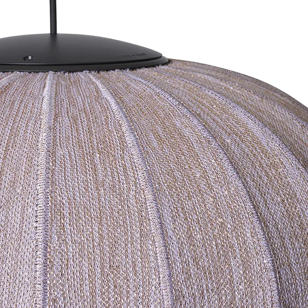 Anniversary Knit-Wit Ø45 Round Pendel Guld Glitter LED