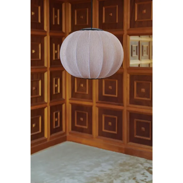 Anniversary Knit-Wit Ø45 Round Pendel Guld Glitter LED