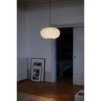 Anniversary Knit-Wit Ø57 Oval Pendant Silver Glitter LED