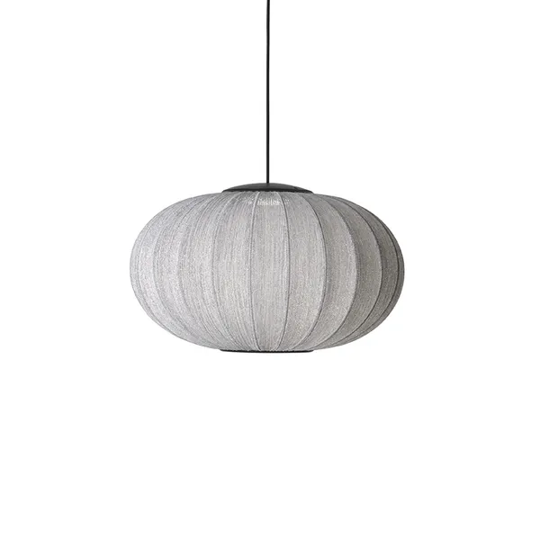 Anniversary Knit-Wit Ø57 Oval Pendant Silver Glitter LED