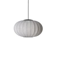 Anniversary Knit-Wit Ø57 Oval Pendant Silver Glitter LED