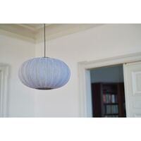 Anniversary Knit-Wit Ø57 Oval Pendant Silver Glitter LED