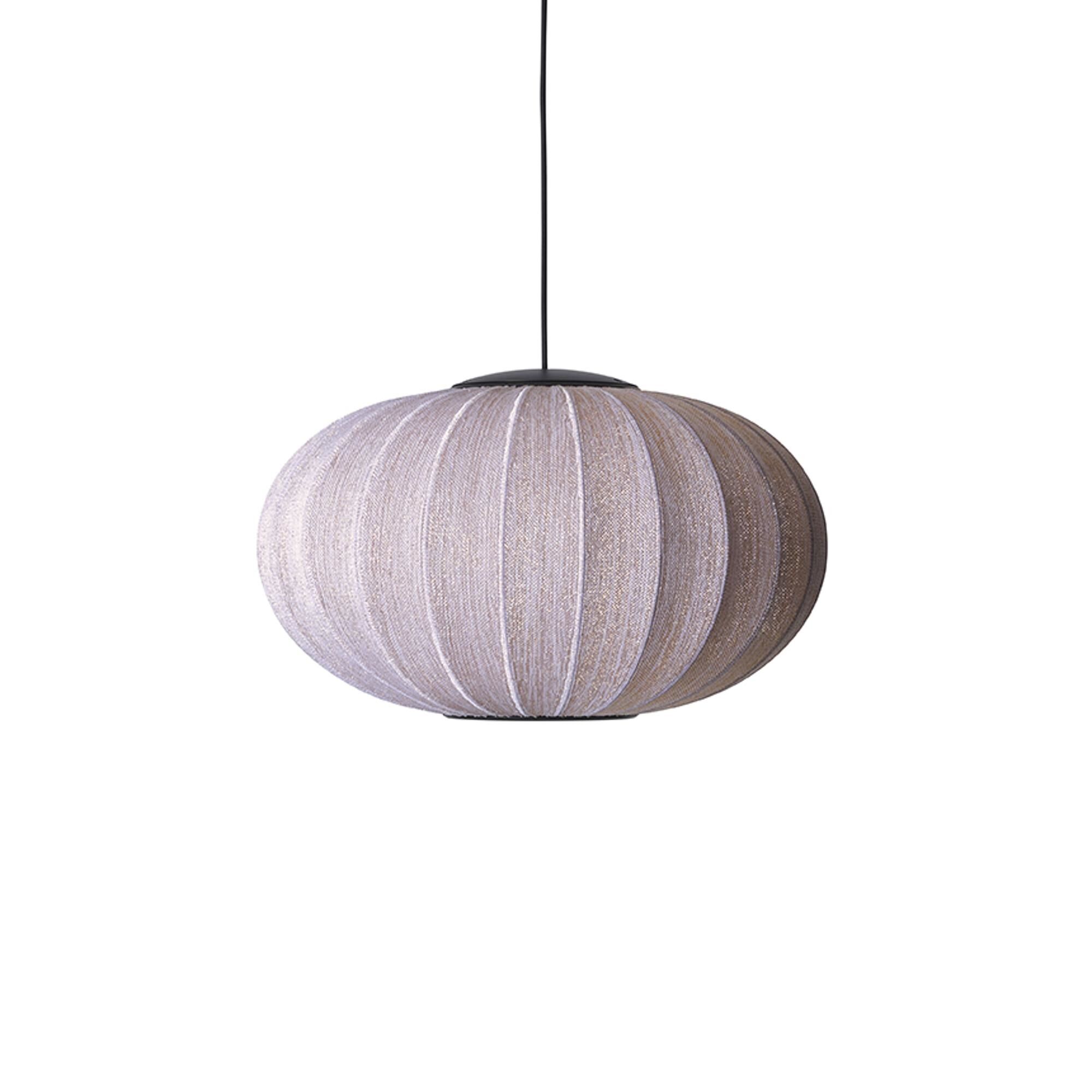 Jubileumsstickning-Wit &Oslash;57 Oval Taklampa Guld Glitter LED