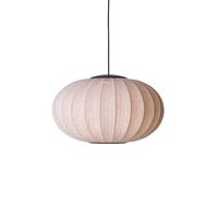 Anniversary Knit-Wit Ø57 Oval Pendant Gold Glitter LED