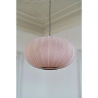 Anniversary Knit-Wit Ø57 Oval Pendant Gold Glitter LED