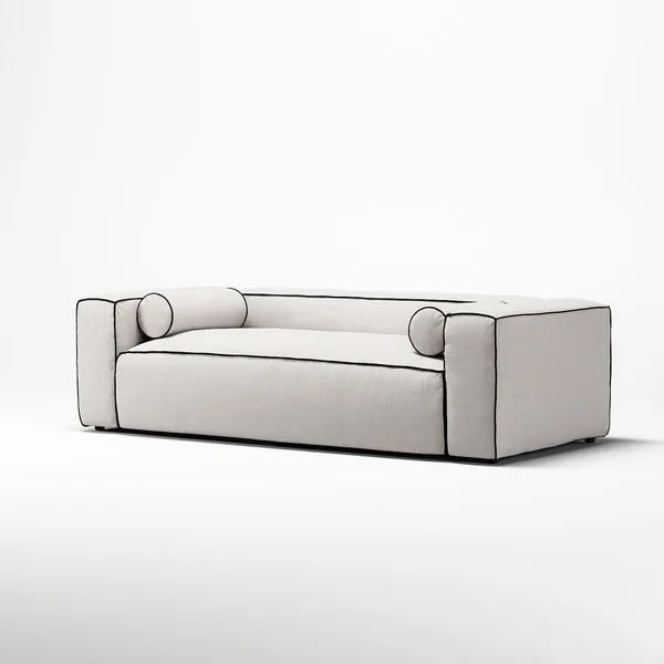 Grand Hue 2-Sitzer Sofa Steam/Weiß/Graphitgrau