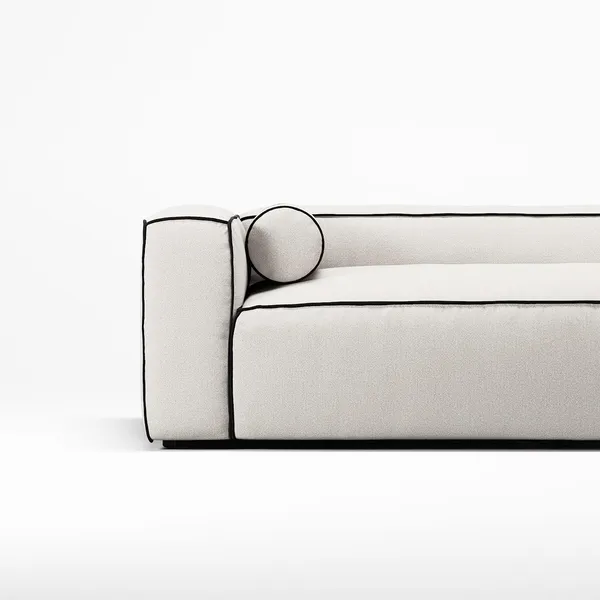 Grand Hue 2-Sitzer Sofa Steam/Weiß/Graphitgrau