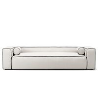 Grand Hue 3-Sitzer Sofa Steam/Weiß/Graphitgrau