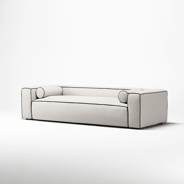 Grand Hue 3-Sitzer Sofa Steam/Weiß/Graphitgrau