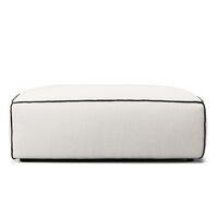 Grand Hue Footstool Steam/White/Graphite Grey