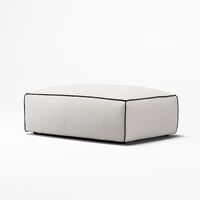 Grand Hue Footstool Steam/White/Graphite Grey