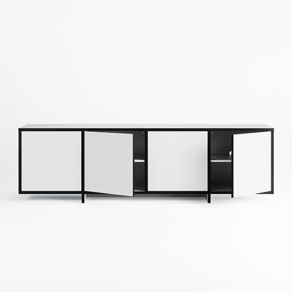 Noir TV Bænk Hvid/Sort