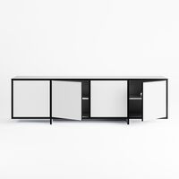 Noir TV Bænk Hvid/Sort