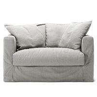Le Grand Air Loveseat Lænestol Ash Stripe/Hør