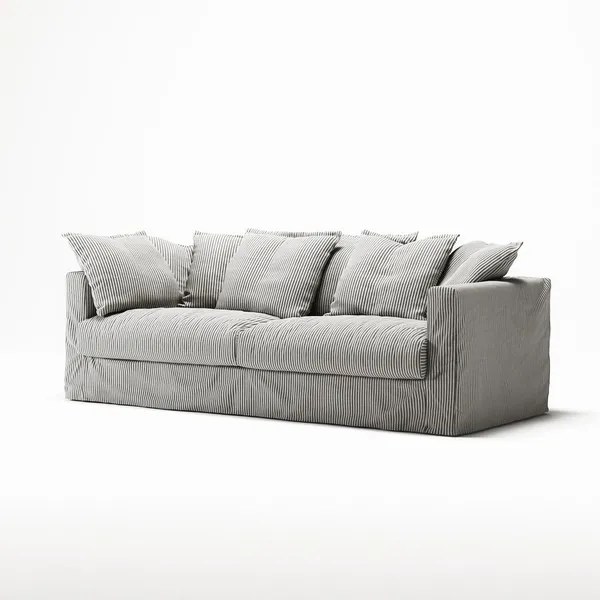 Le Grand Air 3-Seters Sofa Ash Stripe/Lin