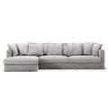 Le Grand Air 3-Seater Sofa Right-Facing Ash Stripe/Linen