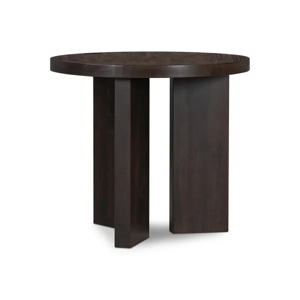 Eden Tavolino Ø50 Rovere Affumicato