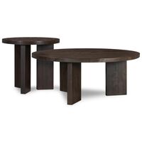 Eden Side Table Ø90 Smoked Oak