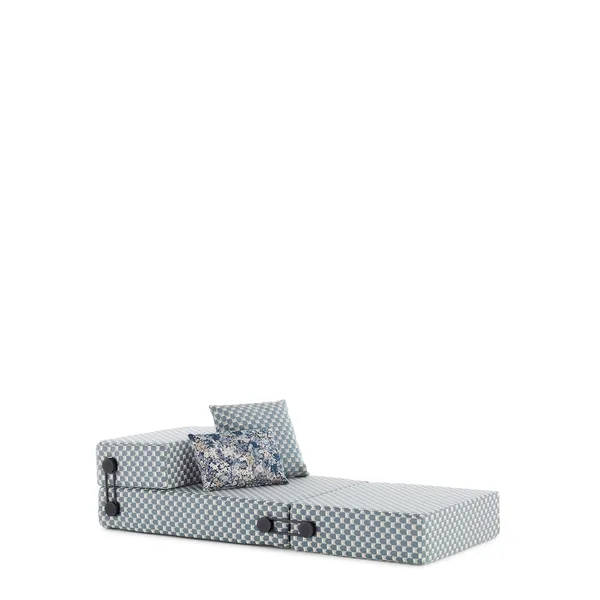 TRIX LIBERTY OBI CHECK Materasso/Divano da Esterno Blu