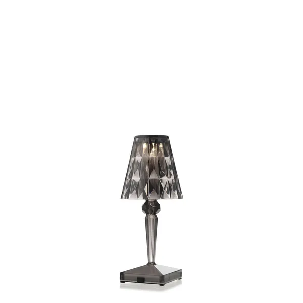 BATTERI Bærbar Lampe Røykfarget