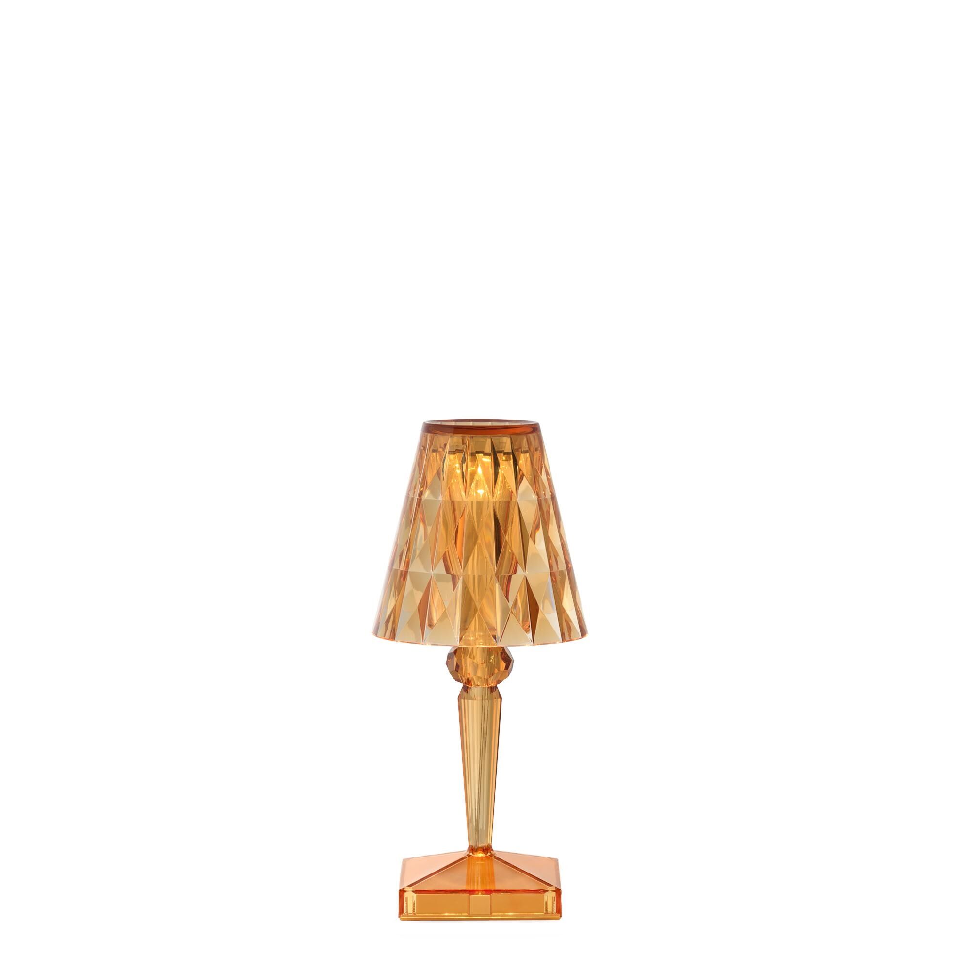 BATTERY Tragbare Lampe Pastell Orange