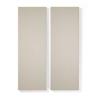 Hylde Til Store Skab Med 2 Døre Sæt af 2 Pebble Grey