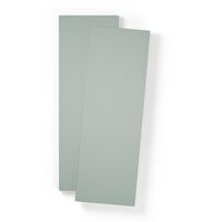 Shelf for Store Cabinet with 2 Doors Set of 2 Slate Grey