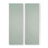 Shelf for Store Cabinet with 2 Doors Set of 2 Slate Grey